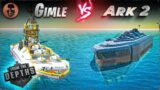 Gimle VS. Ark 2 – From the Depths Battleship Battle